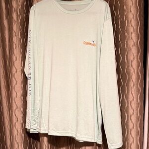 Caribbean Joe NWT Mint Green Long Sleeve Tee